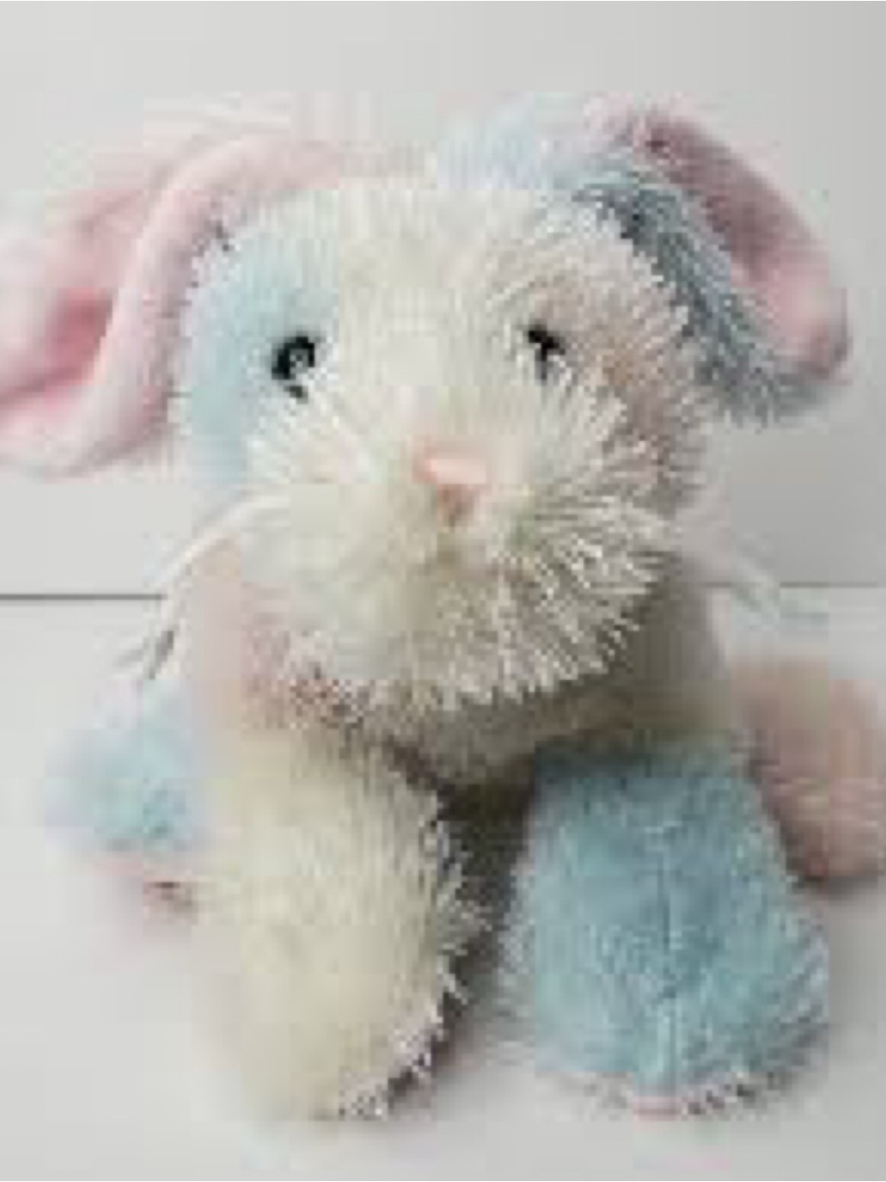 Retired Ganz Webkinz Cotton Candy Bunny Stuffed Animal Plush Toy Pastel No Code